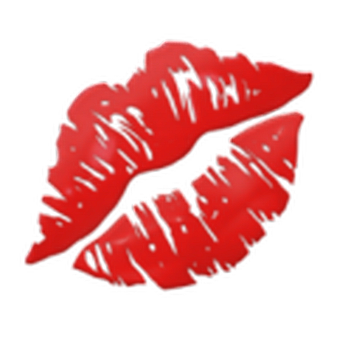 kuss kiss lips lippen red emoji freetoedit...