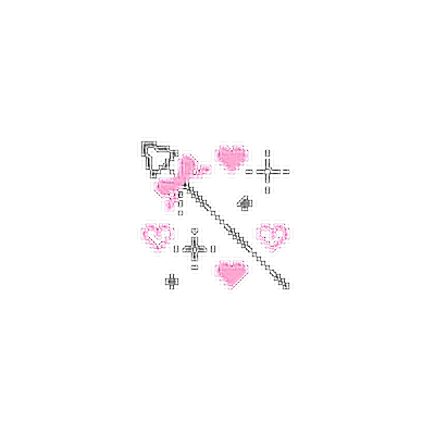 arrow flecha pink pixelart pixel cute kawaii tumblr...