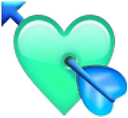 Mint Emoji Heart Arrow Freetoedit Sticker By Satanicbarbie