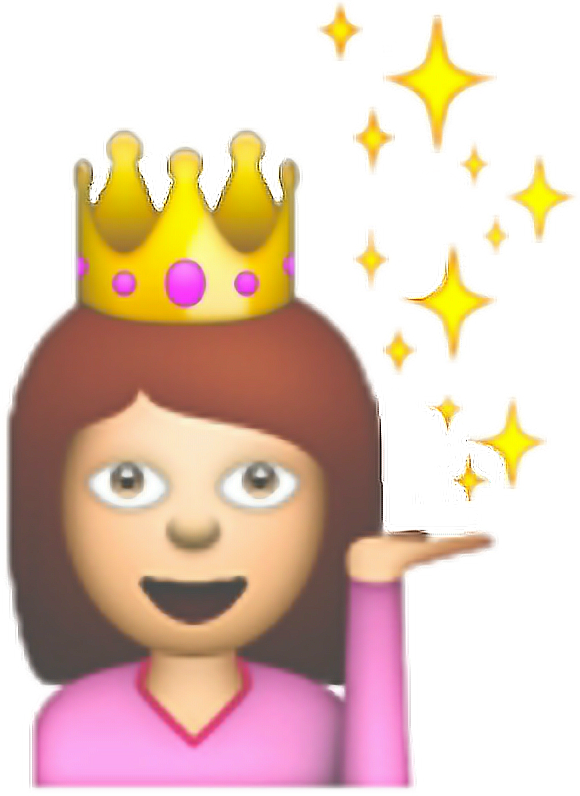 mevsyou crown queen princess pink sticker by @typical0001.