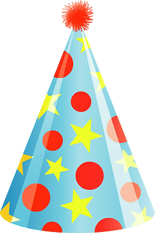 happybirthday birthday hat party sticker by @eva-adams