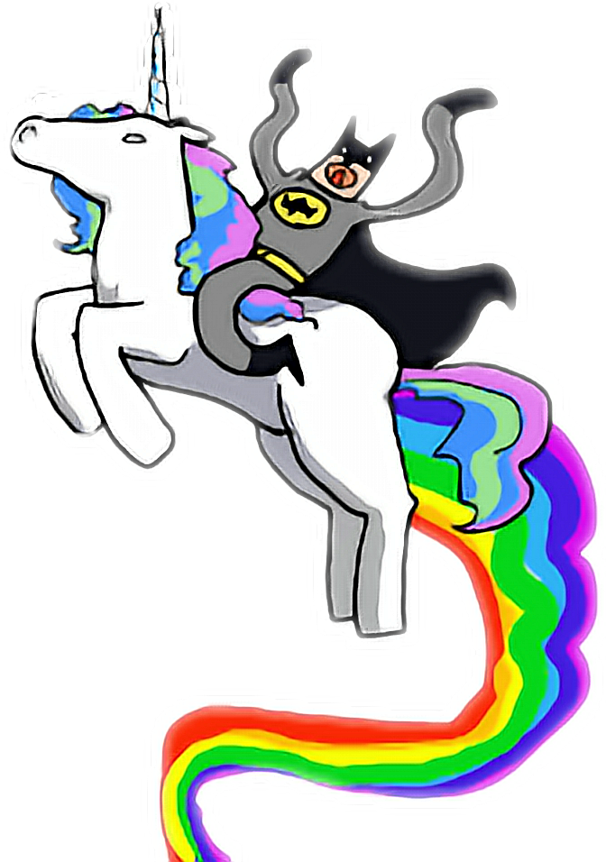 Superman Unicorn Picture2 Sticker By Missiskusch2016