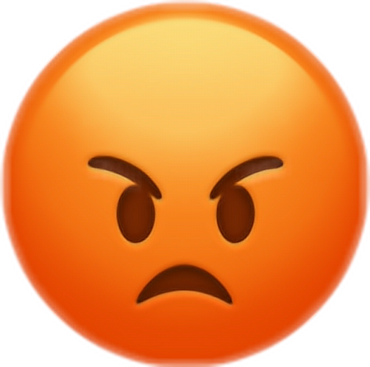 angry emoji - Sticker by Rabia Küçük