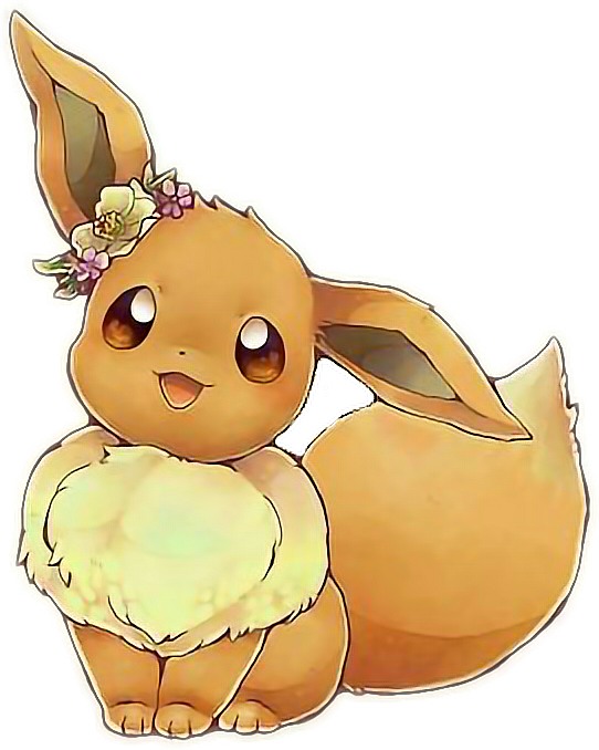 pokemon eevee cute intresting art freetoedit...