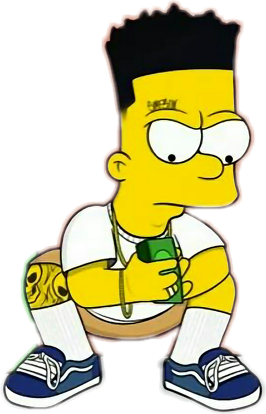 Bart Simpson Sticker Freetoedit Bart Sticker By Dyna