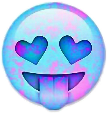 heart love emoji tumblr blue freetoedit sticker by @wetuel