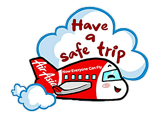 safe trip sticker