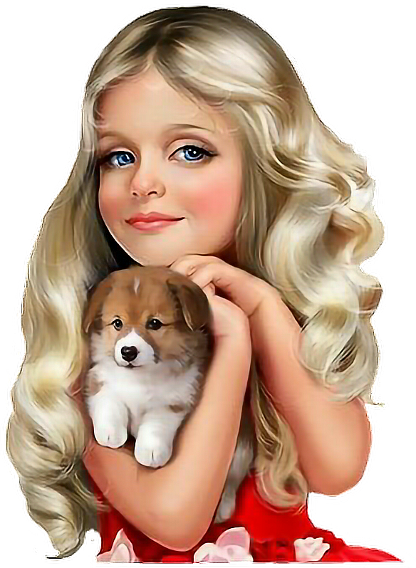 girlandpuppy freetoedit sticker by @tigressasanchez1