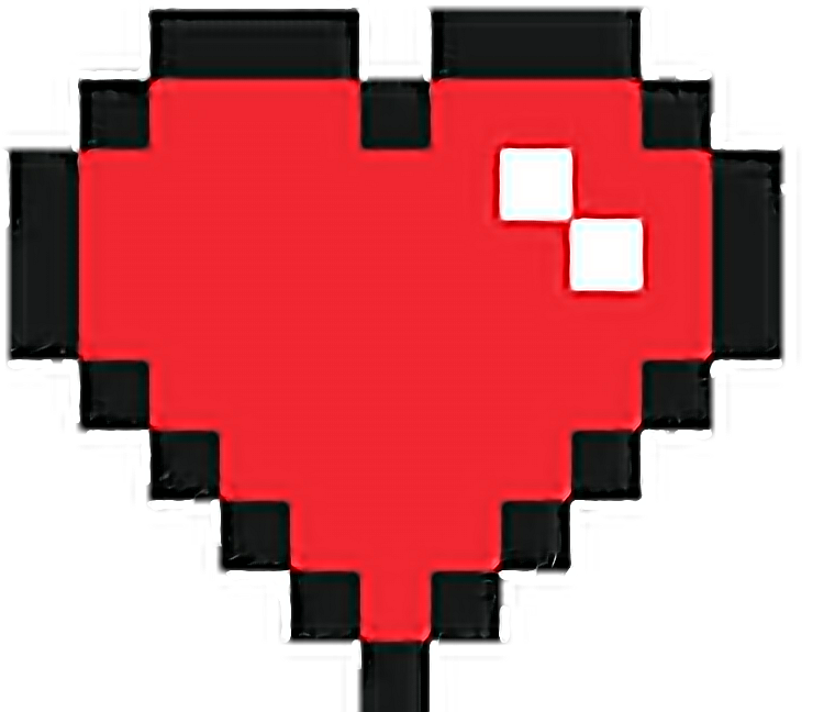 Pixel pixel_art pixel_heart hearts_sticker pixel_sticke