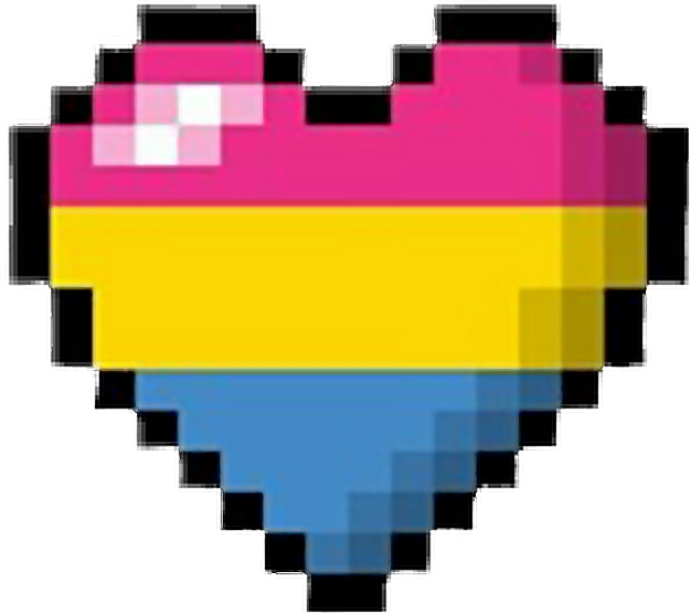 lgbt pansexual heart freetoedit #lgbt sticker by @jimazecia