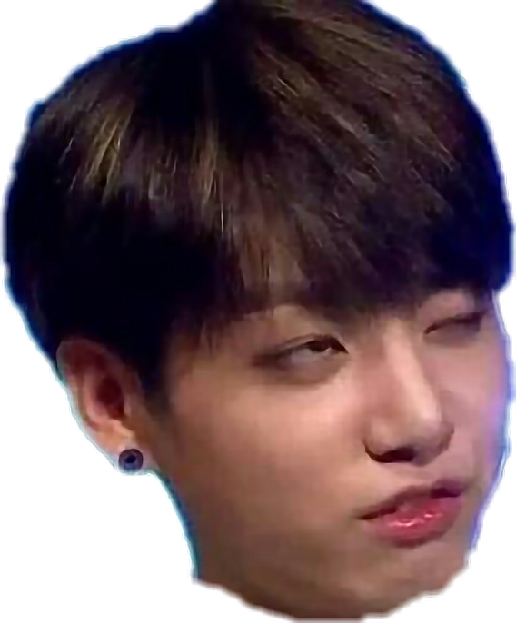 jungkook bts army meme kpop freetoedit sticker by @amberyak1