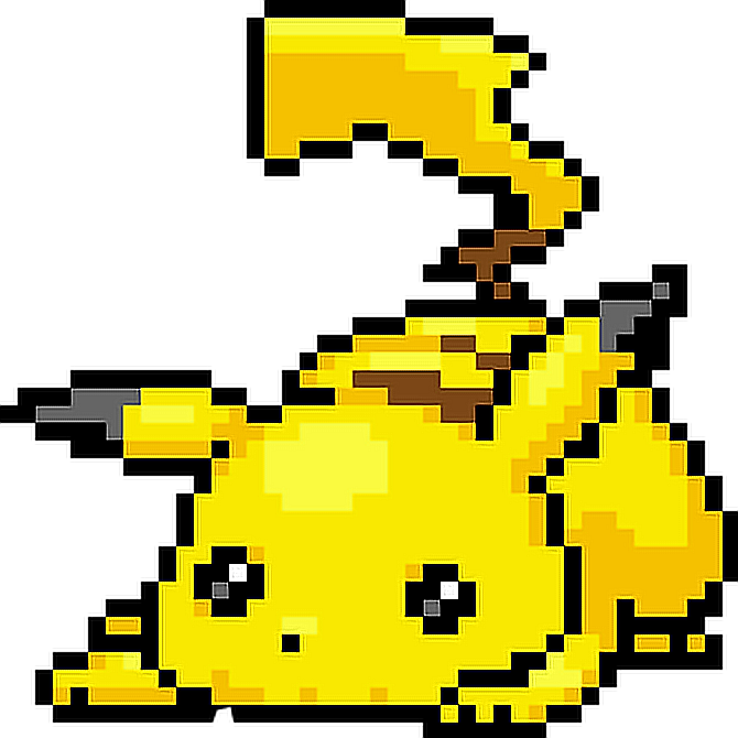 Pixel Pikachu Png Download Pikachu Pixel Art Png Transparent Png ...