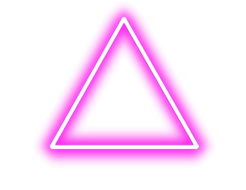 triangles neon