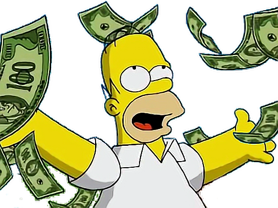 Деньги персонаж. Барт симпсон money. Барт симпсон с деньгами. Гомер симпсон с деньгами. Симпсоны доллар.