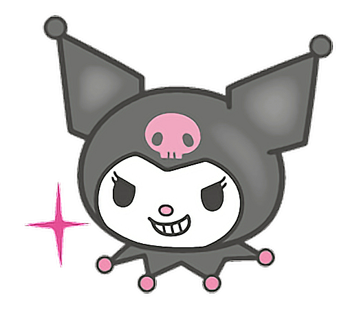 Kuromi Sanrio Creepycute Babycore Sticker By @dsasterdoll