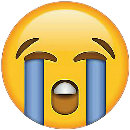 emoji triste sad lloron - Sticker by Abigail