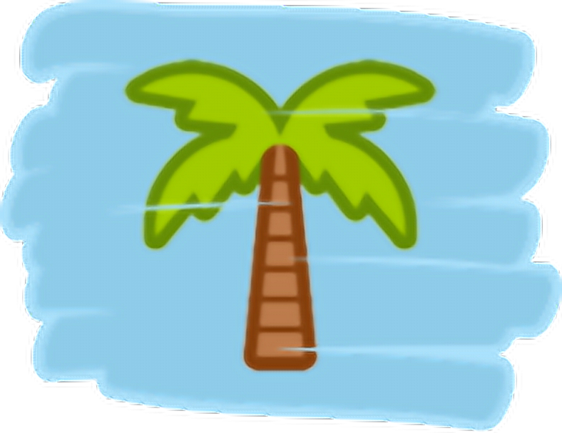 palmtree emoji watermark sticker by iconicherron