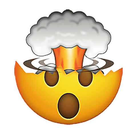 Mind Blown Emoji Png - PNG Image Collection