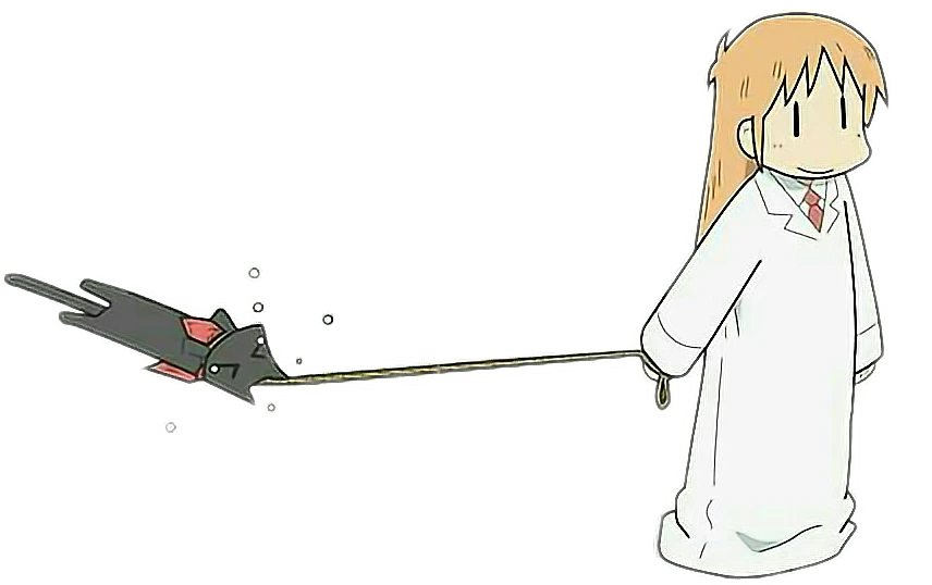 Nichijou Anime Sakamoto Sticker By Blajen Nichijou Anime Sakamoto Sticker By Blajen